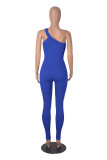 Quick-Drying Ribbed Yoga Jumpsuit One-Piece Sleeveless Stretch Tight Fitting Romper