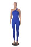 Quick-Drying Ribbed Yoga Jumpsuit One-Piece Sleeveless Stretch Tight Fitting Romper