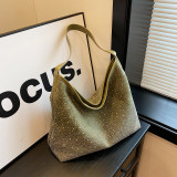 Women Shoulder Stud Style Bucket Bag