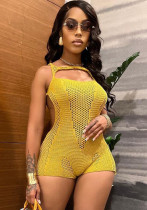 Women Casual Sleeveless knitting Jumpsuit