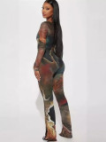 Women Sexy Mesh Jumpsuit