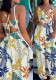 Women Printed Suspender Jumpsuit
