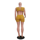 Women Casual Sleeveless knitting Jumpsuit