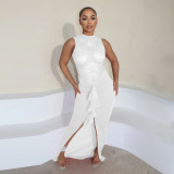 Women Sexy See-Through Lace Patchwork Mermaid Dress