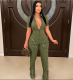 Women Sexy Summer Zipper Pocket Jumpsuit