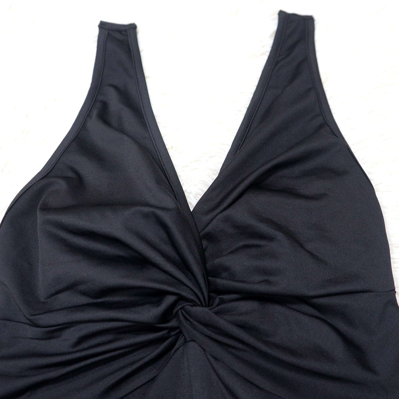 Deep V Low Back Sleeveless Jumpsuit for Clubwear