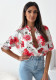 Women short sleeve printed shirt