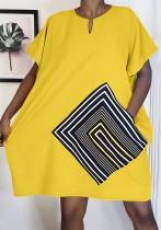 Plus Size Fashionable Loose Dress Plus Size Fashionable Loose Dress