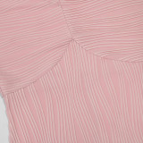 Women Jacquard Tassel Bodycon Dress