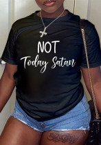 Short Sleeve Women's Round Neck Printed T-Shirt Short Sleeve Women's Round Neck Printed T-Shirt