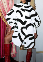 Women's Chic Loose Printed Fashion Shirt Dress Women's Chic Loose Printed Fashion Shirt Dress