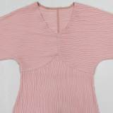 Women Jacquard Tassel Bodycon Dress