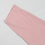 Women Jacquard Tassel Bodycon Dress