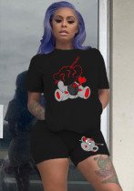 Women T-shirt and shorts two-piece set