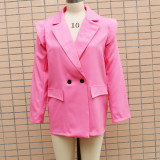 Women Loose Casual Long Sleeve Blazer Jacket