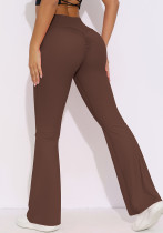 Breathable High Waist Stretch Butt Lift Casual Pocket Wide Leg Cropped Pants Running Fitness Yoga Trousers Breathable High Waist Stretch Butt Lift Casual Pocket Wide Leg Cropped Pants Running Fitness Yoga Trousers