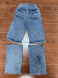 Women Cargo Stretch Denim Pants