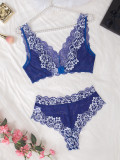Sexy Embroidery Two-Piece Lingerie Set