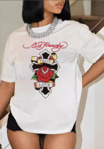 Women Short Sleeve Printed T-Shirt