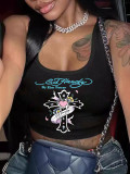 Women Clothing Letter Print Top