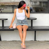 Women Summer Sexy Bodycon Denim Mini Skirt