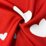 Women Heart Print Shirt