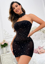 Strapless Beaded Nightdress Sexy Lingerie Strapless Beaded Nightdress Sexy Lingerie