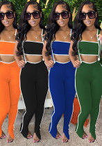 Tube Top Strap Trousers Two-Piece Set Tube Top Strap Trousers Two-Piece Set