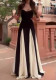 Summer Fashion Contrast Color Patchwork Strap Dress