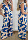 Women's Sleeveless Printed Jumpsuit