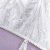 Lace See-Through Halter Neck Pajamas Feminine One-Piece Night Dress