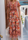 Women Chic Printed Bohemian Maxi Dress