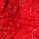 Summer Women's Solid Color Chic Slash Shoulder High Waisted Irregular Long Dress