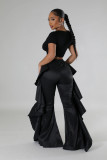 Women ruffle trousers