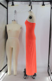 Women Sexy Contrast Color Suspender Dress