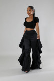 Women ruffle trousers