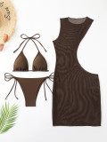 Sexy Two Pieces Bikini Three-Piece Swimsuit