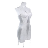 Lace See-Through Halter Neck Pajamas Feminine One-Piece Night Dress