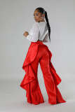 Women ruffle trousers