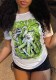 Women Short Sleeve Printed T-Shirt