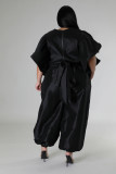 Women Ruffle Edge Sleeve Lace-Up Top and Elastic Pants Two-piece Set