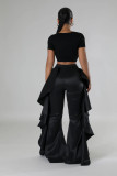 Women ruffle trousers