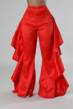 Women ruffle trousers