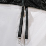 Lace See-Through Halter Neck Pajamas Feminine One-Piece Night Dress