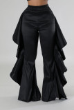 Women ruffle trousers