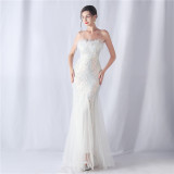 Plus Size Women Sequin Formal Party Maxi Evening Dress