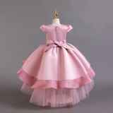 Flower Children's Dress Tail Princess Dress