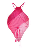 Women's Strapless Tops Beach Halter Neck Knitting Camisole