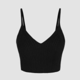 Women's Strapless Tops Beach Halter Neck Knitting Camisole