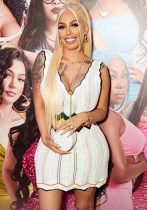 Summer Fashion Contrast Color Sexy Low-Cut Slim Sleeveless Knitting Bodycon Dress